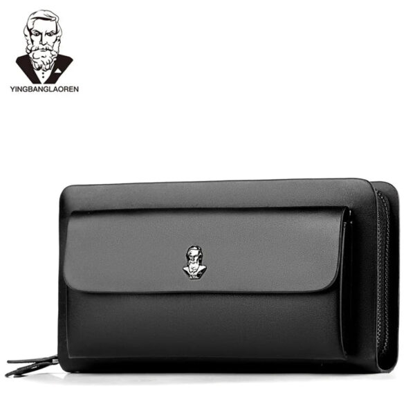 PU Leather Business Wallet with Multi-Card Slots