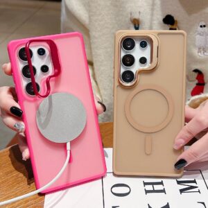 Magnetic Kickstand Case with Wireless Charging