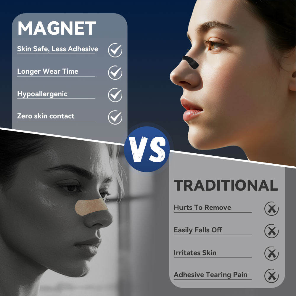 BLD Nasal Dilator Strips – Magnetic Sleep Aid for Better Breathing & Comfortable Nose Opening - Image 3