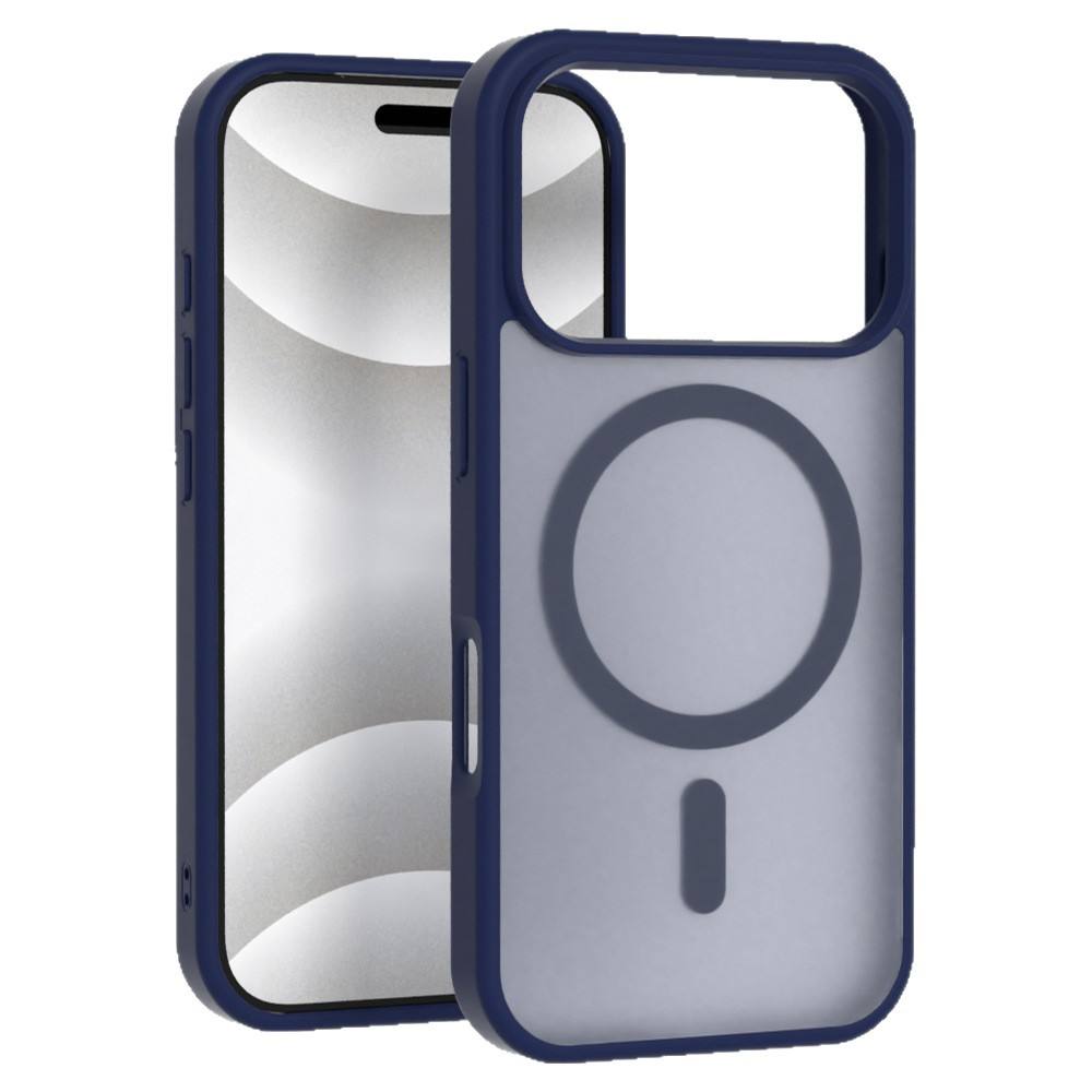 Ultra-Thin Frosted Magnetic iPhone Case – Skin-Feel Spray Cover with Metal Button for iPhone 17–13 Pro Max - Image 4