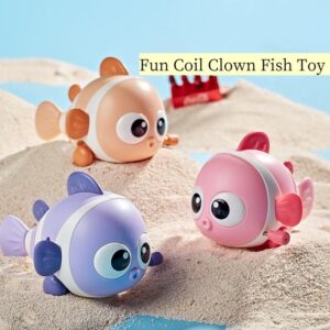 Cute Clown Fish Baby Toy – Interactive Educational Swing Fish