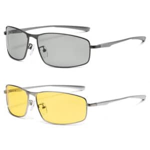 Polarized Photochromic Sunglasses for Night & Sport