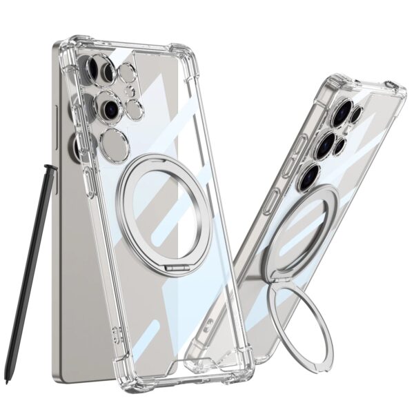 Magnetic Clear Case for Samsung Galaxy