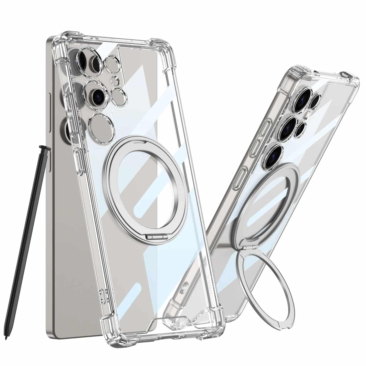 Magnetic Clear Case for Samsung Galaxy