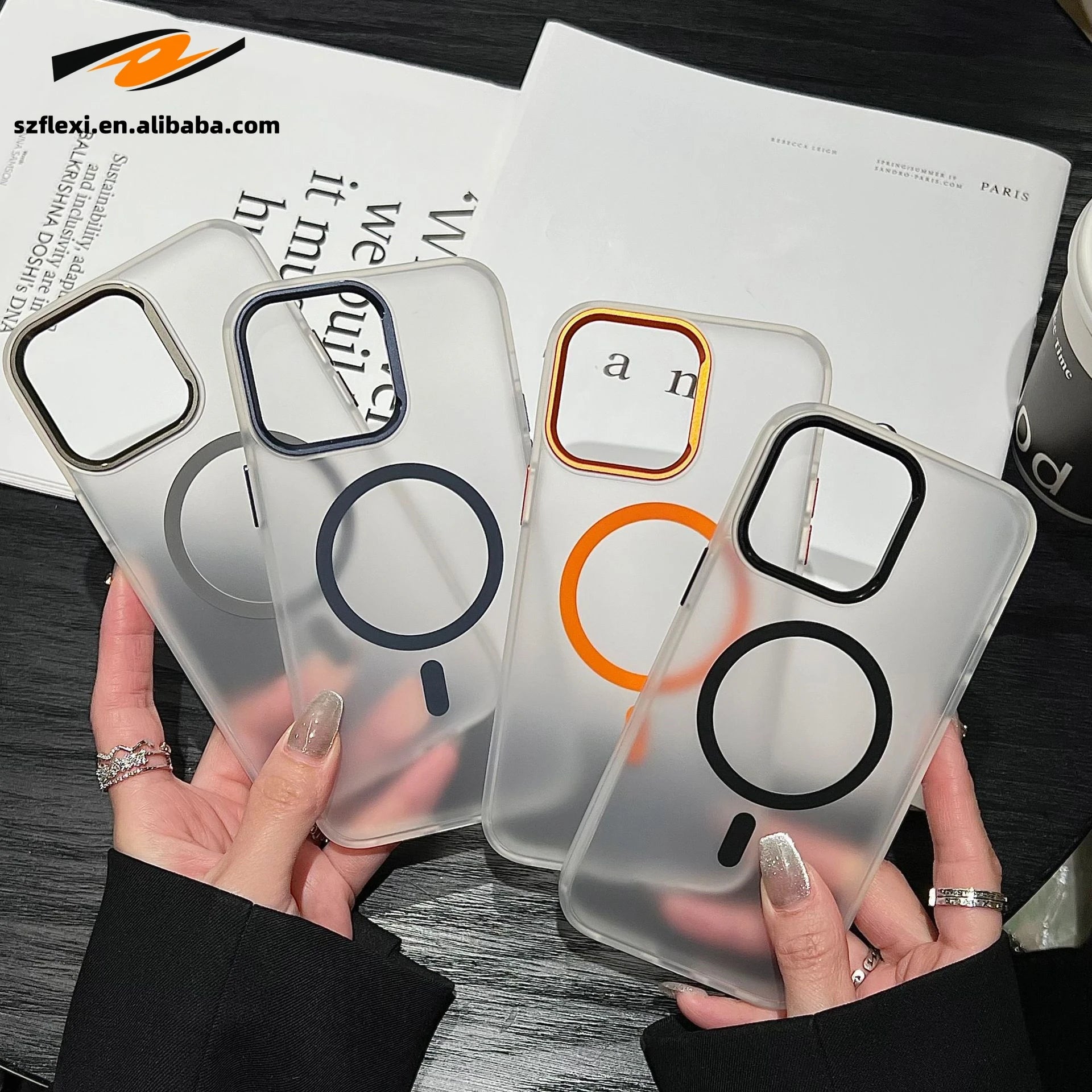 Matte Magnetic Case for iPhone Drop Resistant