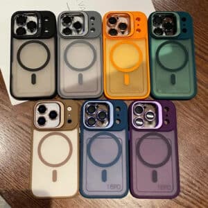 Translucent Matte Magnetic Case for iPhone
