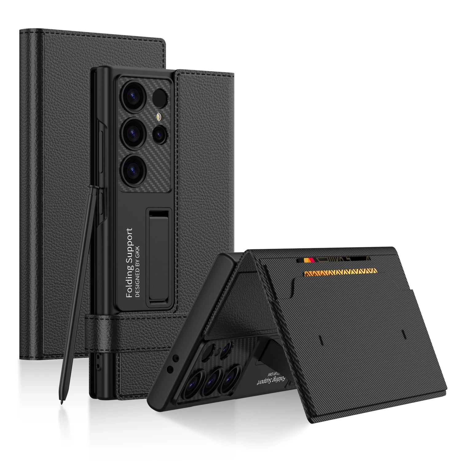 PU Leather Card Holder Case for Galaxy