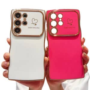 Samsung Galaxy  Electroplate Heart Phone Case