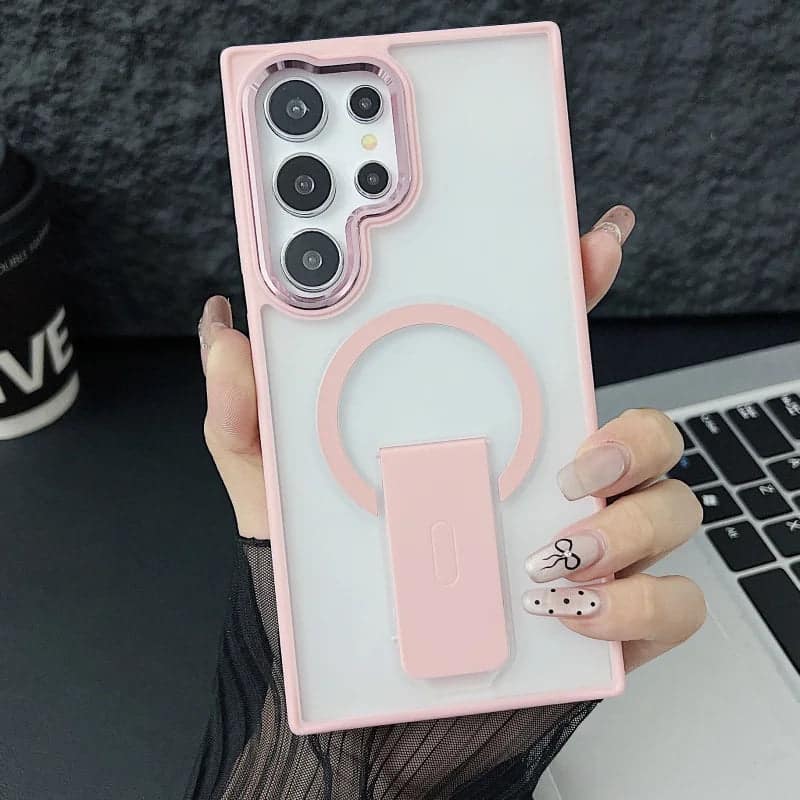 Matte Magnetic Stand Case for Samsung - Image 3