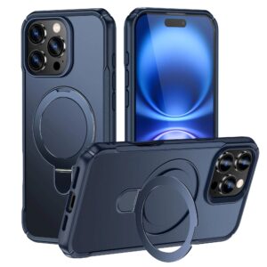 Luxury Magnetic Armor Phone Case with Ring for iPhone