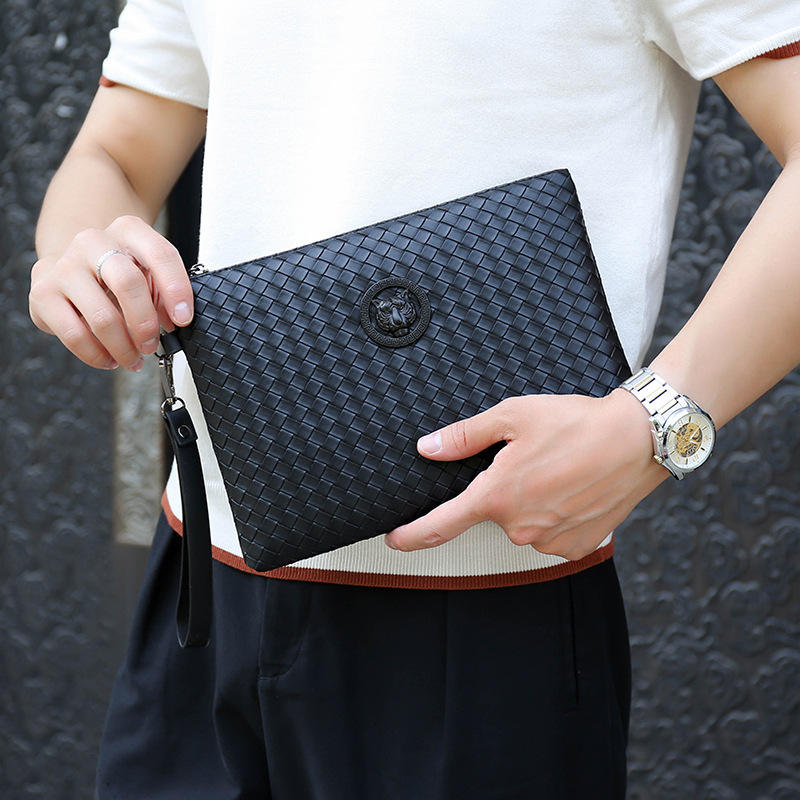 Luxury PU Leather Men’s Handbag - Image 2