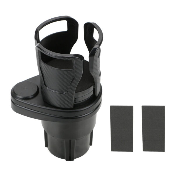 Dual Cup & Phone Holder Car Organizer