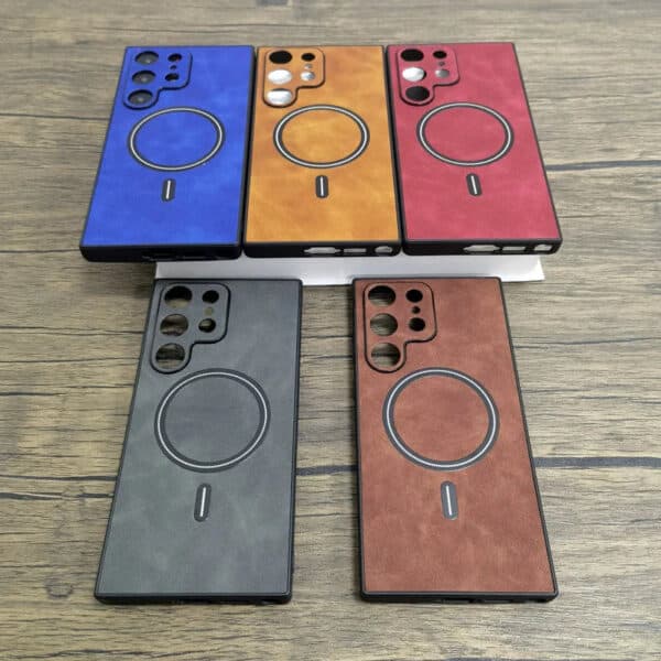 Magnetic PU Leather Phone Case for Samsung Galaxy S24/S23/S22/S21 - Image 2