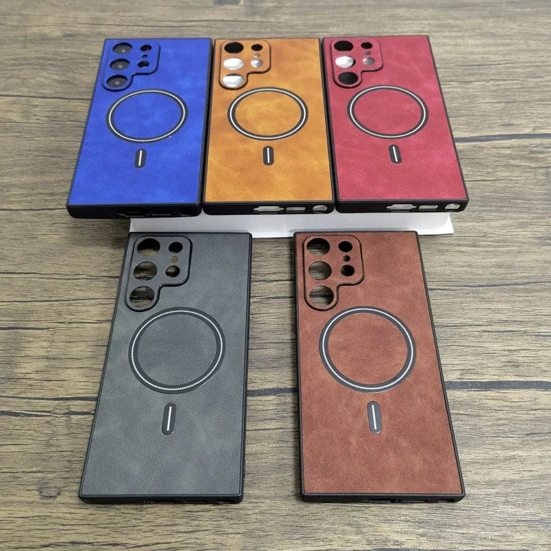 Magnetic PU Leather Phone Case for Samsung Galaxy S24/S23/S22/S21 - Image 2