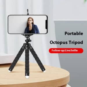Octopus Mini Smart Tripod with Light for Phone & Selfies