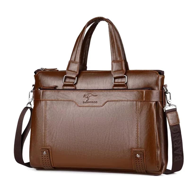 Men's PU Leather Laptop Briefcase