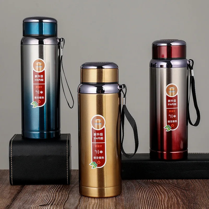 Large Capacity 316 Stainless Steel Sports Kettle Vacuum Insulated