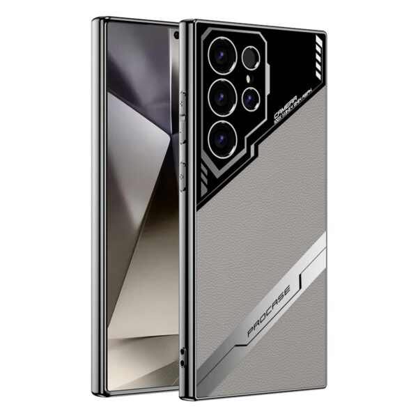 Electroplated Leather Phone Case for Samsung