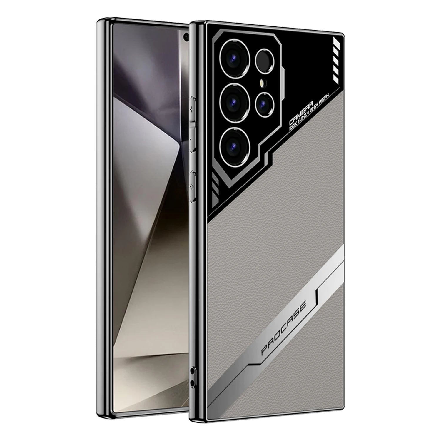 Electroplated Leather Phone Case for Samsung