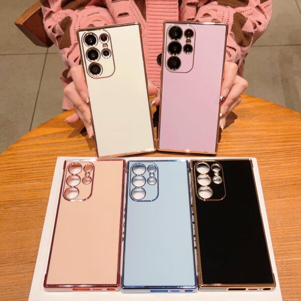 Luxury Plating Shockproof Soft TPU Phone Case for Samsung - Image 6