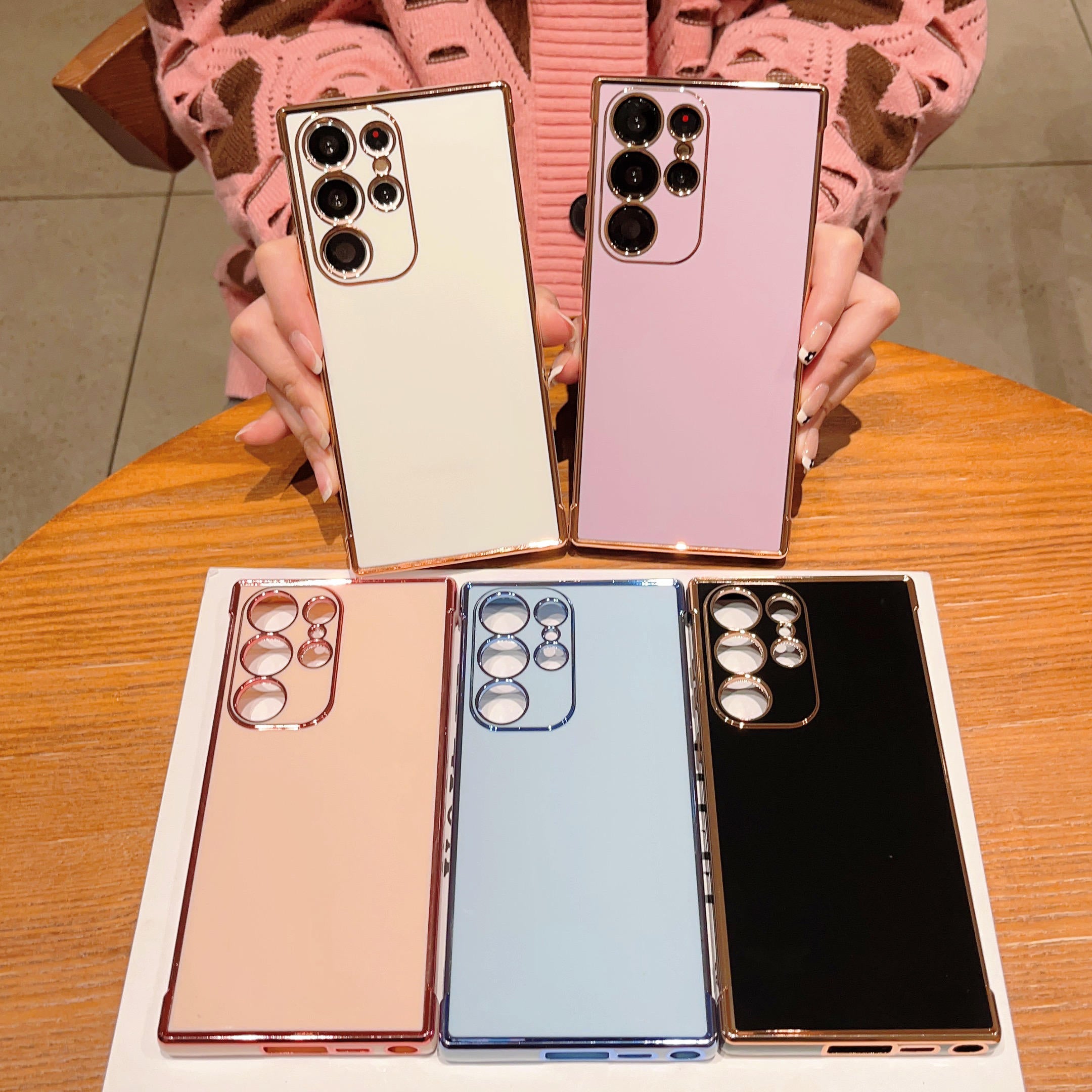 Luxury Plating Shockproof Soft TPU Phone Case for Samsung - Image 6