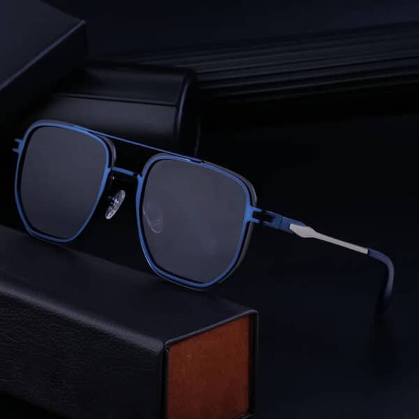Partagas Men's Designer Metal Square Sunglasses UV400 - Image 3