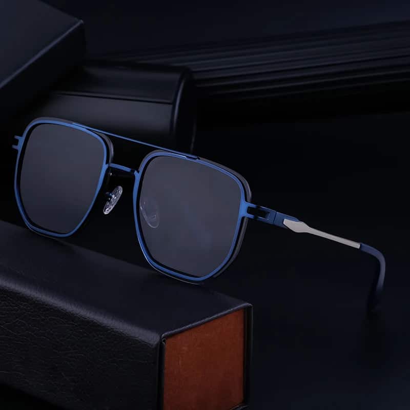 Partagas Men's Designer Metal Square Sunglasses UV400 - Image 3