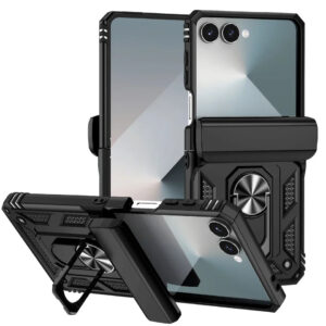 Armored Hard Case with Ring for Galaxy Z Flip 7 5G