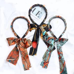 Woven Vintage Pattern Hair Hoop with Nonslip Grip