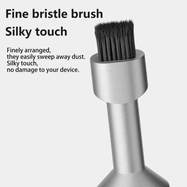 2 in 1 SIM Card Ejector Pin & Dust Cleaning Brush Keychain – Portable Mini Phone Accessories Tool - Image 3
