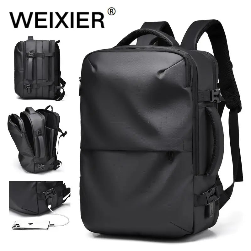 Men's Anti-Theft Multi-Compartment Travel Backpack