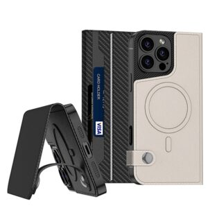 Luxury Magnetic Leather Wallet Case for iPhone