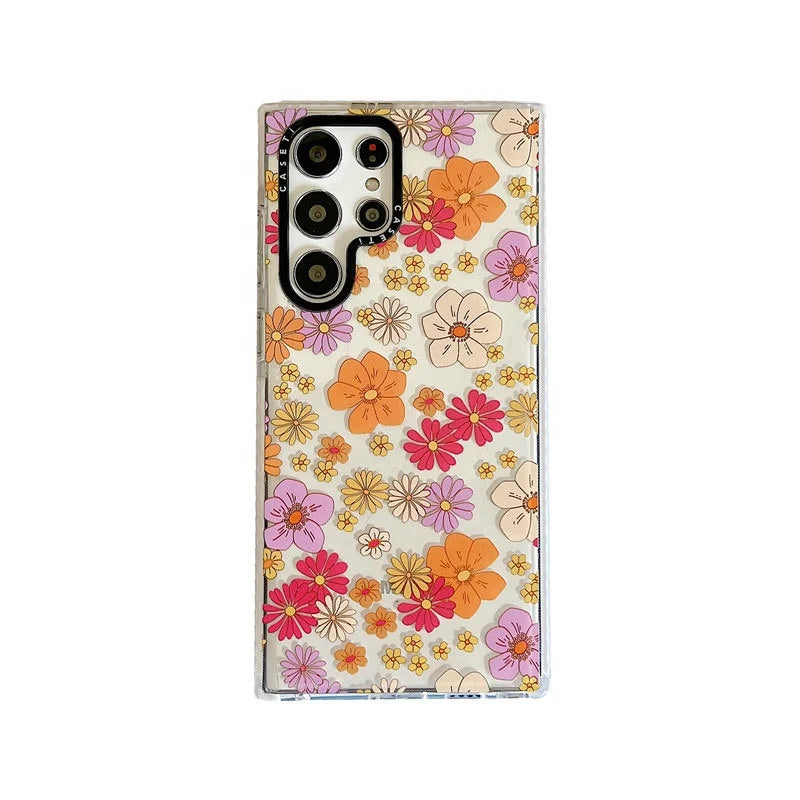 Floral Clear TPU Samsung Phone Caseđ¸ - Image 3