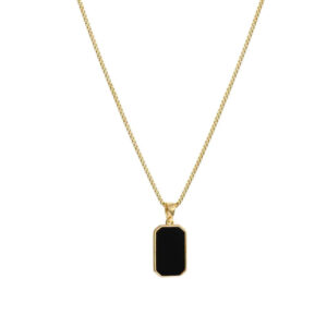 Gold Plated Gemstone Pendant Necklace for Wedding or Gift