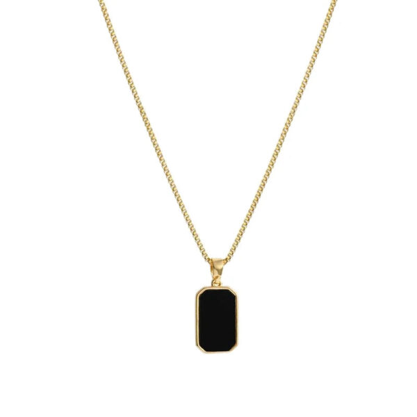 Gold Plated Gemstone Pendant Necklace for Wedding or Gift