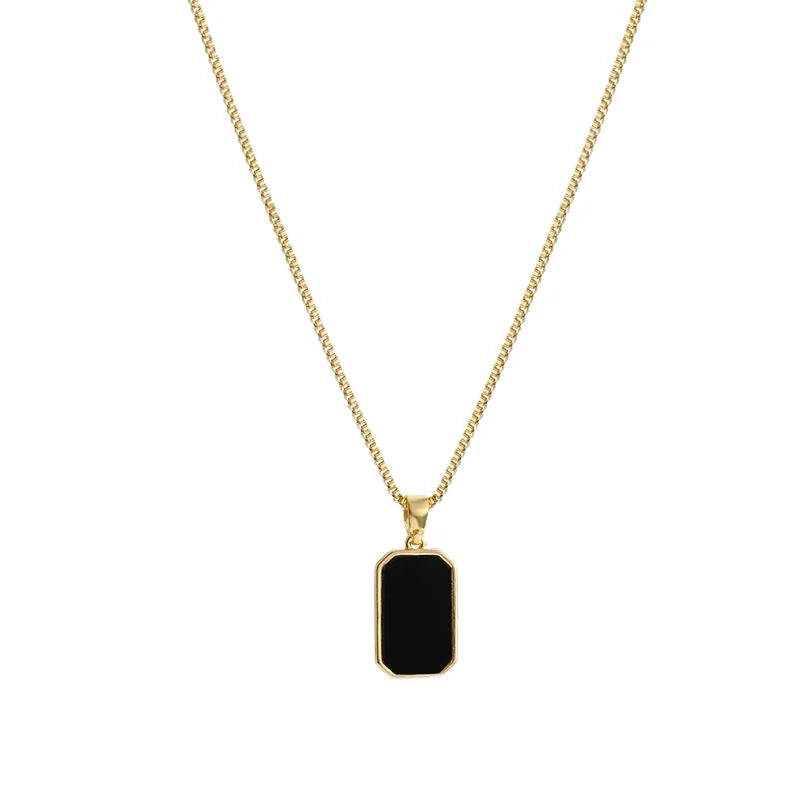 Gold Plated Gemstone Pendant Necklace for Wedding or Gift