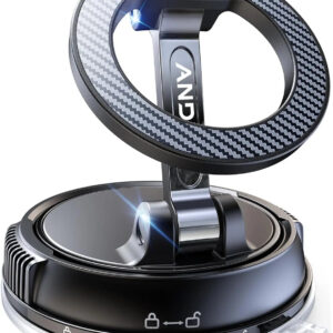360° Adjustable Magsafe Car Phone Holder with Strong Suction & Magnet