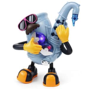 Mr Rock Electric Music Robot Toy with Sound & Light for Kids