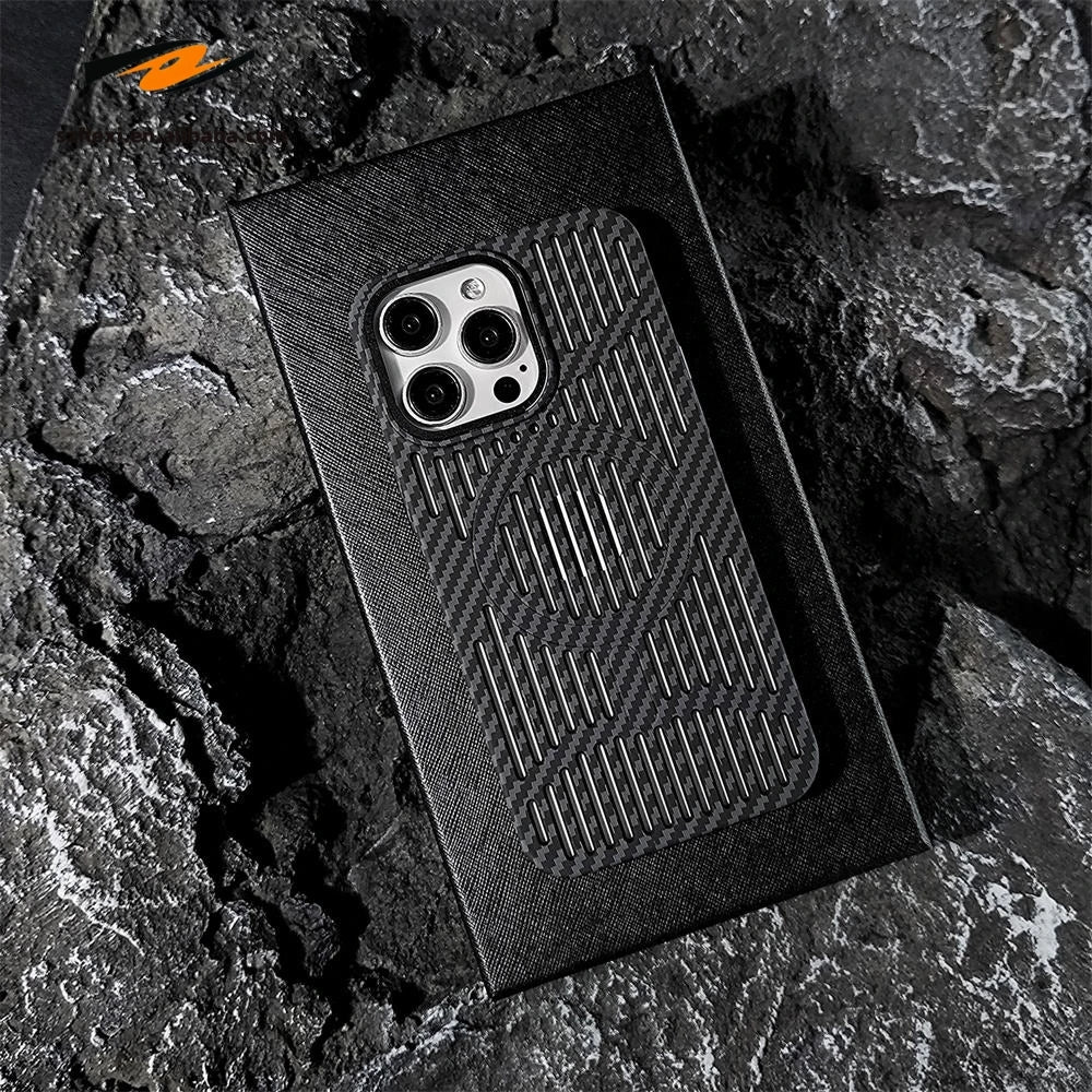 Carbon Fiber Heat Dissipation Case for iPhone