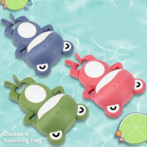 Clockwork Swimming Frog Bath Toys for Kids