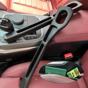 Car Seat Gap Filler – Leak-Proof Side Seam Plug Strip, Seatbelt Hole Drop Blocker Interior Kit