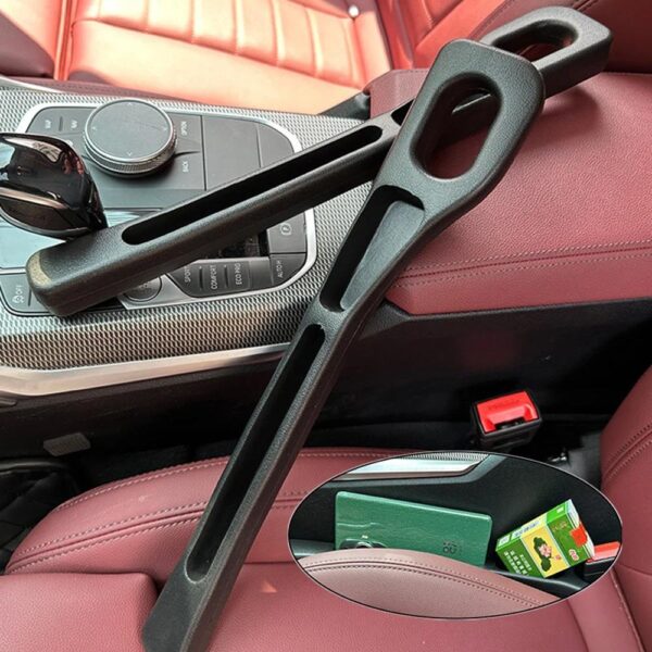 Car Seat Gap Filler – Leak-Proof Side Seam Plug Strip, Seatbelt Hole Drop Blocker Interior Kit