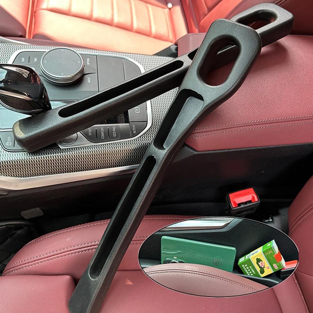 Car Seat Gap Filler – Leak-Proof Side Seam Plug Strip, Seatbelt Hole Drop Blocker Interior Kit
