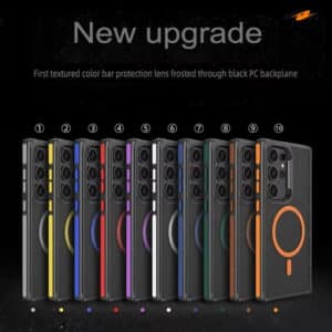 Slim Magnetic Case for Samsung Galaxy- Shockproof Matte Cover