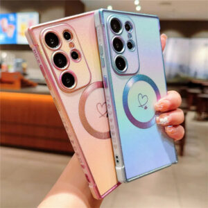 Colorful Heart Magnetic Phone Case for Samsung