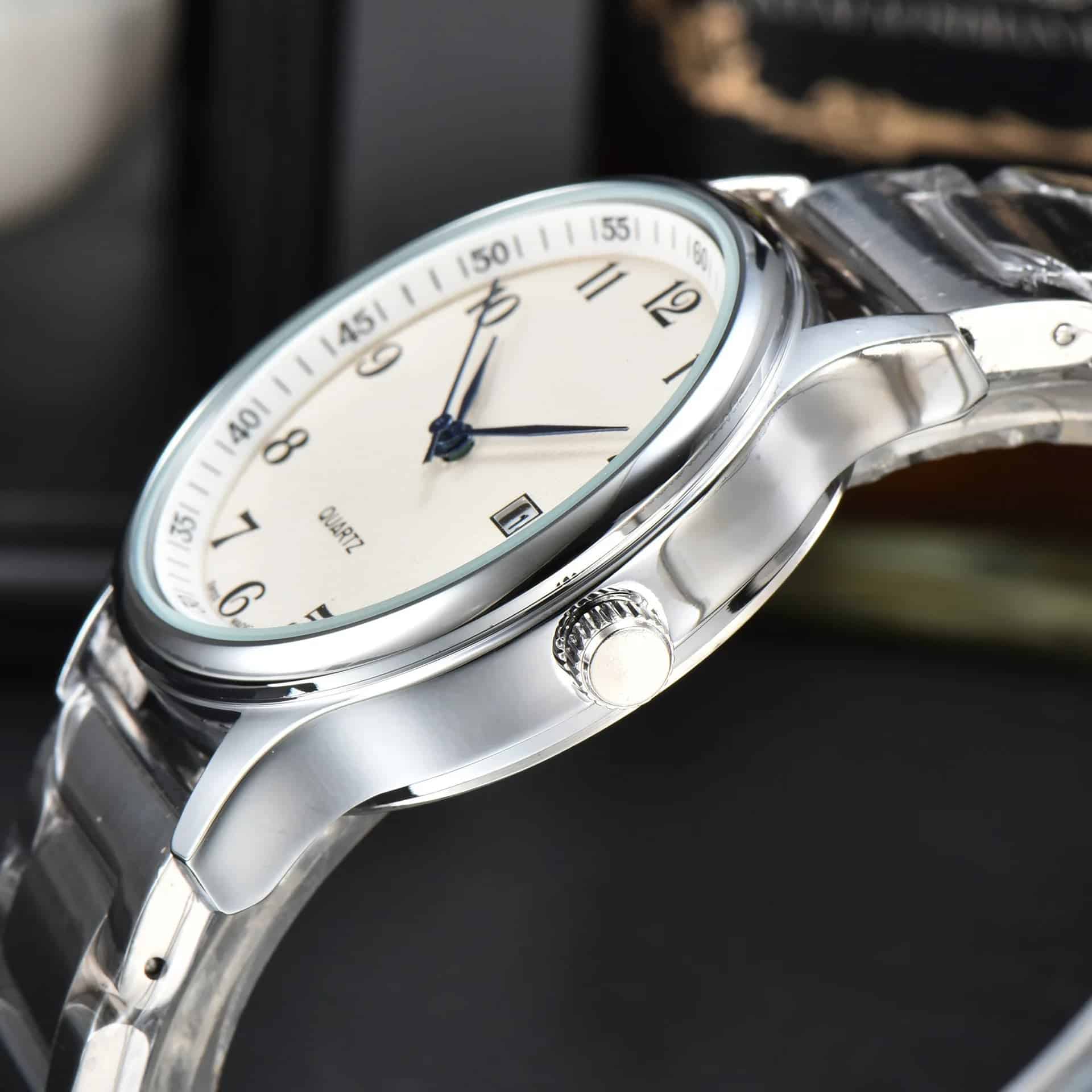 Men's Luxury Mechanical Watch with Leather Strap