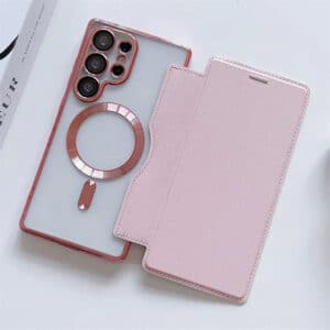 Magnetic TPU Leather Wallet Case for Samsung A06/A36/A55/S22/S24/S25 Ultra