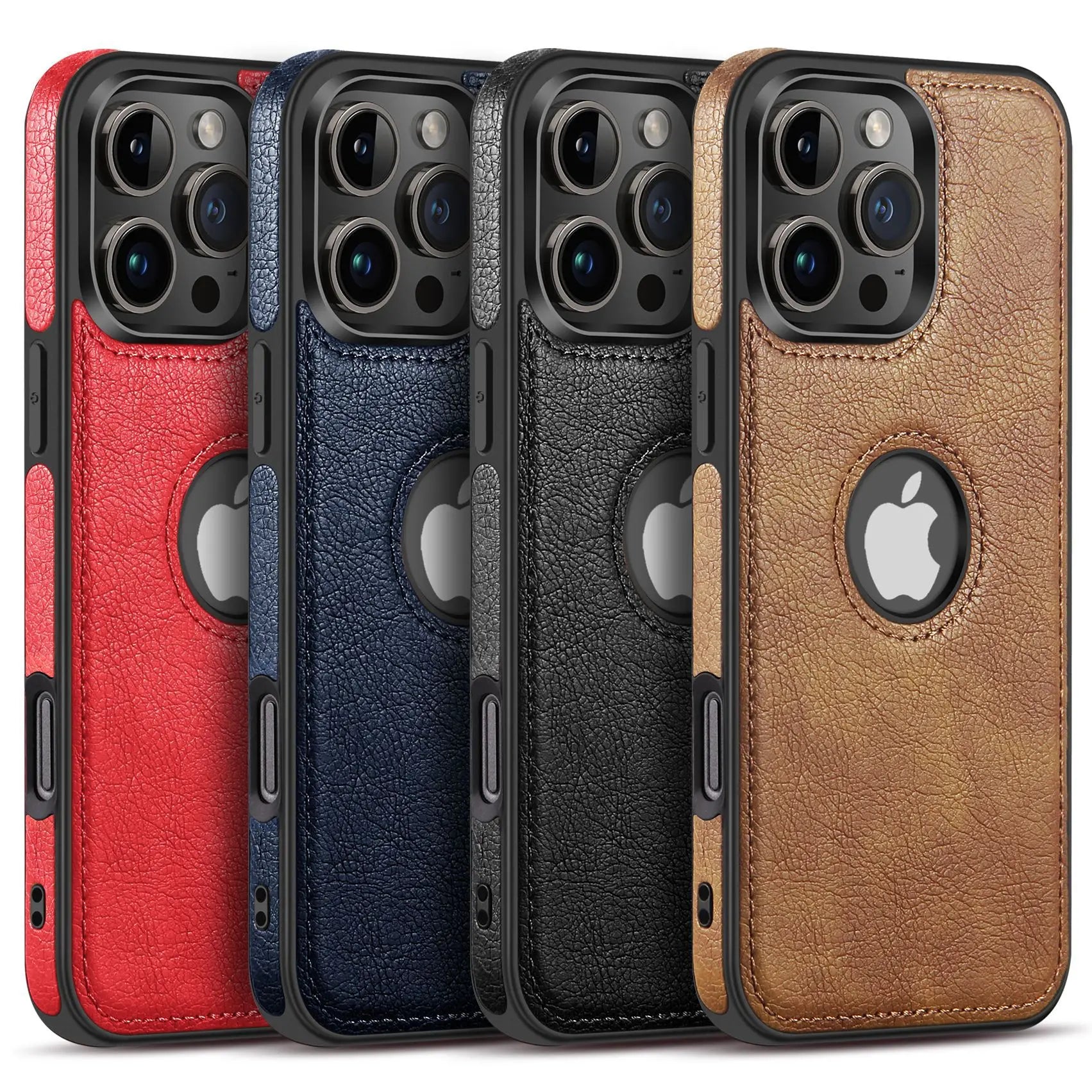 Slim Leather Case for iPhone