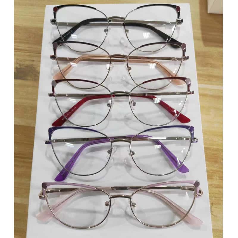 Stylish Cateye Optical Frame – Women’s Metal Cat Eye Glasses - Image 2