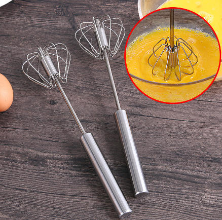 2025 Best Seller Stainless Steel Egg Whisk with Durable Handle – Kitchen Mixer Tool - Image 5